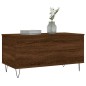vidaXL Couchtisch Braun Eichen-Optik 90x44,5x45 cm Holzwerkstoff vidaXL Couchtisch Braun Eichen-Optik 90x44,5x45 cm Holzwerkstoff