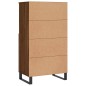 vidaXL Highboard Braun Eichen-Optik 60x36x110 cm Holzwerkstoff vidaXL Highboard Braun Eichen-Optik 60x36x110 cm Holzwerkstoff