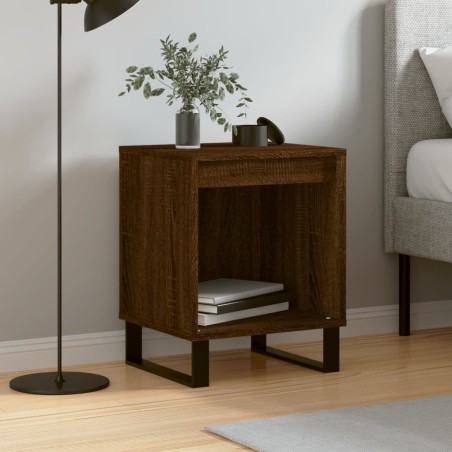 vidaXL Nachttisch Braun Eichen-Optik 40x35x50 cm Holzwerkstoff
