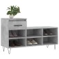 vidaXL Schuhregal Betongrau 102x36x60 cm Holzwerkstoff vidaXL Schuhregal Betongrau 102x36x60 cm Holzwerkstoff
