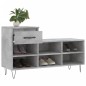 vidaXL Schuhregal Betongrau 102x36x60 cm Holzwerkstoff vidaXL Schuhregal Betongrau 102x36x60 cm Holzwerkstoff