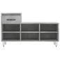 vidaXL Schuhregal Betongrau 102x36x60 cm Holzwerkstoff vidaXL Schuhregal Betongrau 102x36x60 cm Holzwerkstoff