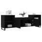 vidaXL TV-Schrank Schwarz 160x35x55 cm Holzwerkstoff vidaXL TV-Schrank Schwarz 160x35x55 cm Holzwerkstoff