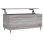 vidaXL Couchtisch Grau Sonoma 90x44,5x45 cm Holzwerkstoff vidaXL Couchtisch Grau Sonoma 90x44,5x45 cm Holzwerkstoff