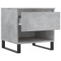 vidaXL Couchtisch Betongrau 50x46x50 cm Holzwerkstoff vidaXL Couchtisch Betongrau 50x46x50 cm Holzwerkstoff