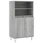 vidaXL Highboard Grau Sonoma 60x36x110 cm Holzwerkstoff vidaXL Highboard Grau Sonoma 60x36x110 cm Holzwerkstoff