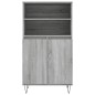 vidaXL Highboard Grau Sonoma 60x36x110 cm Holzwerkstoff vidaXL Highboard Grau Sonoma 60x36x110 cm Holzwerkstoff