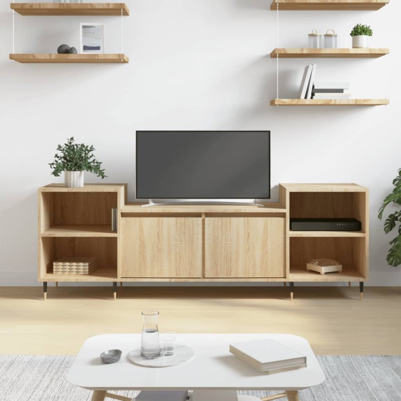 vidaXL TV-Schrank Sonoma-Eiche 160x35x55 cm Holzwerkstoff vidaXL TV-Schrank Sonoma-Eiche 160x35x55 cm Holzwerkstoff