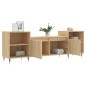 vidaXL TV-Schrank Sonoma-Eiche 160x35x55 cm Holzwerkstoff vidaXL TV-Schrank Sonoma-Eiche 160x35x55 cm Holzwerkstoff