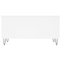 vidaXL Couchtisch Weiß 90x44,5x45 cm Holzwerkstoff vidaXL Couchtisch Weiß 90x44,5x45 cm Holzwerkstoff