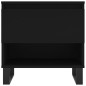 vidaXL Couchtisch Schwarz 50x46x50 cm Holzwerkstoff vidaXL Couchtisch Schwarz 50x46x50 cm Holzwerkstoff