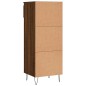 vidaXL Schuhschrank Braun Eichen-Optik 40x36x105 cm Holzwerkstoff vidaXL Schuhschrank Braun Eichen-Optik 40x36x105 cm Holzwerkstoff