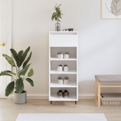 vidaXL Schuhschrank Weiß 40x36x105 cm Holzwerkstoff