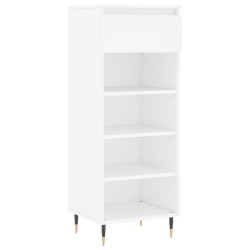vidaXL Schuhschrank Weiß 40x36x105 cm Holzwerkstoff