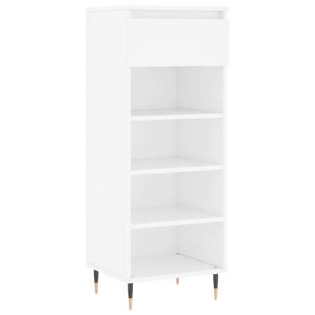vidaXL Schuhschrank Weiß 40x36x105 cm Holzwerkstoff