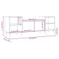 vidaXL TV-Schrank Räuchereiche 160x35x55 cm Holzwerkstoff vidaXL TV-Schrank Räuchereiche 160x35x55 cm Holzwerkstoff