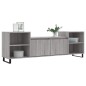 vidaXL TV-Schrank Grau Sonoma 160x35x55 cm Holzwerkstoff vidaXL TV-Schrank Grau Sonoma 160x35x55 cm Holzwerkstoff