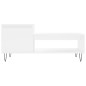 vidaXL Couchtisch Weiß 100x50x45 cm Holzwerkstoff vidaXL Couchtisch Weiß 100x50x45 cm Holzwerkstoff