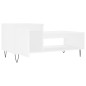 vidaXL Couchtisch Weiß 100x50x45 cm Holzwerkstoff vidaXL Couchtisch Weiß 100x50x45 cm Holzwerkstoff