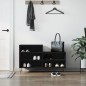 vidaXL Schuhregal Schwarz 102x36x60 cm Holzwerkstoff vidaXL Schuhregal Schwarz 102x36x60 cm Holzwerkstoff