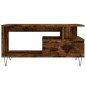 vidaXL Couchtisch Räuchereiche 90x49x45 cm Holzwerkstoff vidaXL Couchtisch Räuchereiche 90x49x45 cm Holzwerkstoff