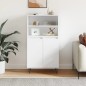 vidaXL Highboard Weiß 60x36x110 cm Holzwerkstoff vidaXL Highboard Weiß 60x36x110 cm Holzwerkstoff