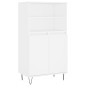 vidaXL Highboard Weiß 60x36x110 cm Holzwerkstoff vidaXL Highboard Weiß 60x36x110 cm Holzwerkstoff