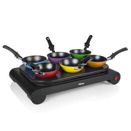 Tristar Wok Set 1000 W Schwarz