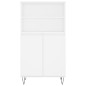 vidaXL Highboard Weiß 60x36x110 cm Holzwerkstoff vidaXL Highboard Weiß 60x36x110 cm Holzwerkstoff