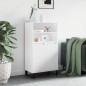 vidaXL Highboard Weiß 60x36x110 cm Holzwerkstoff vidaXL Highboard Weiß 60x36x110 cm Holzwerkstoff