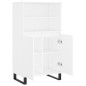 vidaXL Highboard Weiß 60x36x110 cm Holzwerkstoff vidaXL Highboard Weiß 60x36x110 cm Holzwerkstoff