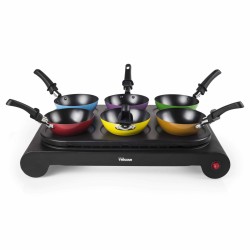 Tristar Wok Set 1000 W Schwarz