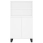 vidaXL Highboard Weiß 60x36x110 cm Holzwerkstoff vidaXL Highboard Weiß 60x36x110 cm Holzwerkstoff