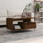 vidaXL Couchtisch Braun Eichen-Optik 90x49x45 cm Holzwerkstoff vidaXL Couchtisch Braun Eichen-Optik 90x49x45 cm Holzwerkstoff