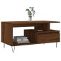 vidaXL Couchtisch Braun Eichen-Optik 90x49x45 cm Holzwerkstoff vidaXL Couchtisch Braun Eichen-Optik 90x49x45 cm Holzwerkstoff