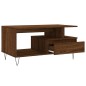 vidaXL Couchtisch Braun Eichen-Optik 90x49x45 cm Holzwerkstoff vidaXL Couchtisch Braun Eichen-Optik 90x49x45 cm Holzwerkstoff
