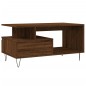 vidaXL Couchtisch Braun Eichen-Optik 90x49x45 cm Holzwerkstoff vidaXL Couchtisch Braun Eichen-Optik 90x49x45 cm Holzwerkstoff