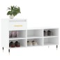 vidaXL Schuhregal Weiß 102x36x60 cm Holzwerkstoff vidaXL Schuhregal Weiß 102x36x60 cm Holzwerkstoff