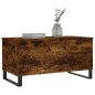vidaXL Couchtisch Räuchereiche 90x44,5x45 cm Holzwerkstoff vidaXL Couchtisch Räuchereiche 90x44,5x45 cm Holzwerkstoff