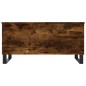vidaXL Couchtisch Räuchereiche 90x44,5x45 cm Holzwerkstoff vidaXL Couchtisch Räuchereiche 90x44,5x45 cm Holzwerkstoff