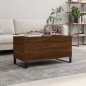 vidaXL Couchtisch Braun Eichen-Optik 90x44,5x45 cm Holzwerkstoff vidaXL Couchtisch Braun Eichen-Optik 90x44,5x45 cm Holzwerkstoff