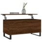 vidaXL Couchtisch Braun Eichen-Optik 90x44,5x45 cm Holzwerkstoff vidaXL Couchtisch Braun Eichen-Optik 90x44,5x45 cm Holzwerkstoff