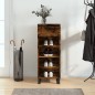 vidaXL Schuhschrank Räuchereiche 40x36x105 cm Holzwerkstoff vidaXL Schuhschrank Räuchereiche 40x36x105 cm Holzwerkstoff