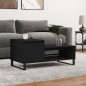 vidaXL Couchtisch Schwarz 100x50x45 cm Holzwerkstoff vidaXL Couchtisch Schwarz 100x50x45 cm Holzwerkstoff