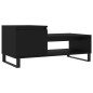 vidaXL Couchtisch Schwarz 100x50x45 cm Holzwerkstoff vidaXL Couchtisch Schwarz 100x50x45 cm Holzwerkstoff