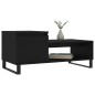 vidaXL Couchtisch Schwarz 100x50x45 cm Holzwerkstoff vidaXL Couchtisch Schwarz 100x50x45 cm Holzwerkstoff