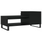 vidaXL Couchtisch Schwarz 100x50x45 cm Holzwerkstoff vidaXL Couchtisch Schwarz 100x50x45 cm Holzwerkstoff