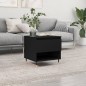 vidaXL Couchtisch Schwarz 50x46x50 cm Holzwerkstoff vidaXL Couchtisch Schwarz 50x46x50 cm Holzwerkstoff