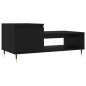 vidaXL Couchtisch Schwarz 100x50x45 cm Holzwerkstoff vidaXL Couchtisch Schwarz 100x50x45 cm Holzwerkstoff