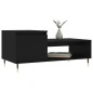 vidaXL Couchtisch Schwarz 100x50x45 cm Holzwerkstoff vidaXL Couchtisch Schwarz 100x50x45 cm Holzwerkstoff
